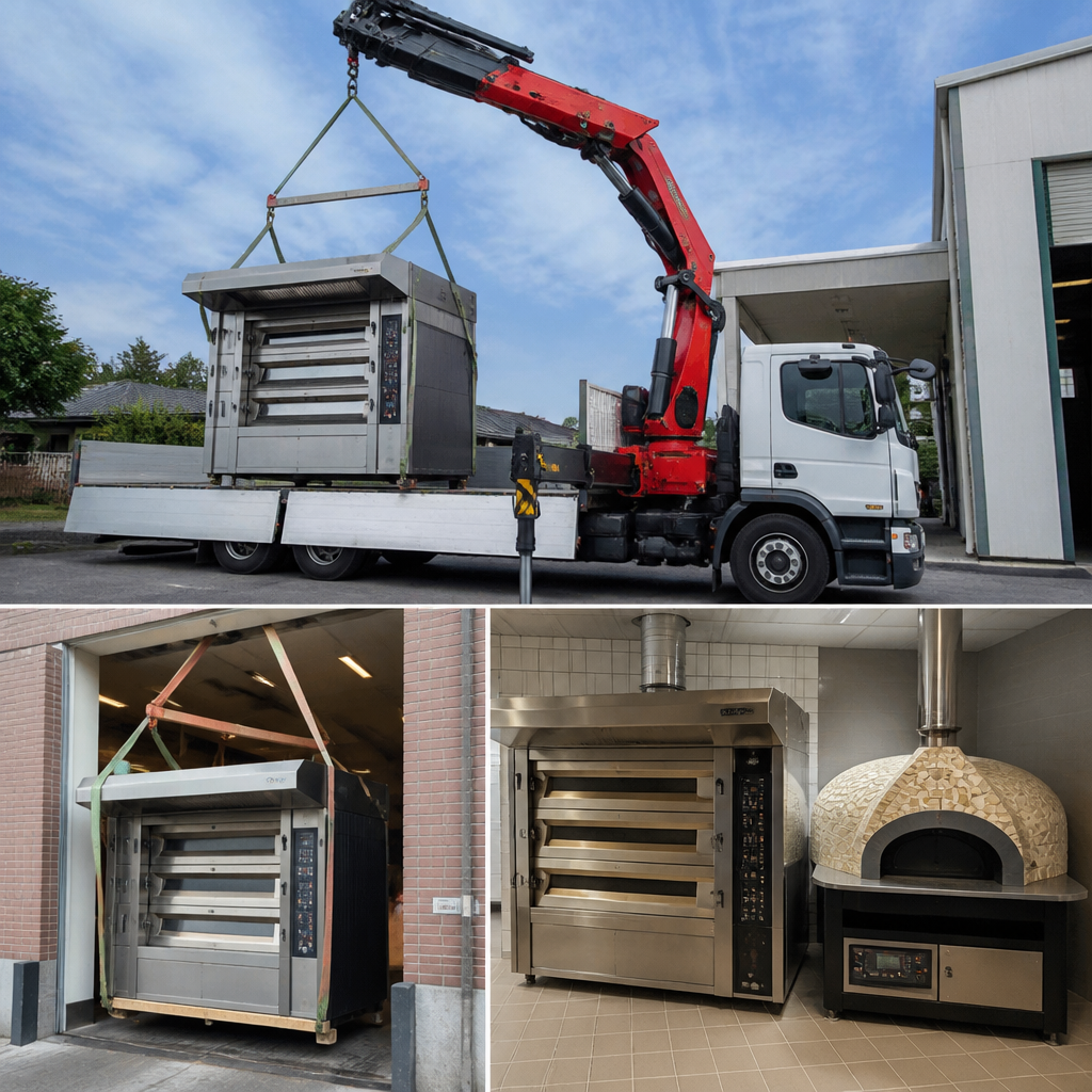 厨房機器搬入、設置